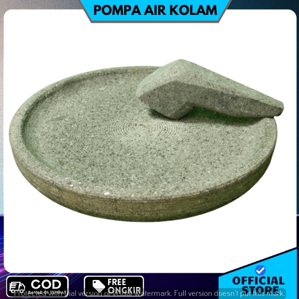 Cobek Batu Asli Cobek Batu Besar 30 cm Cobek Batu Ukuran Jumbo