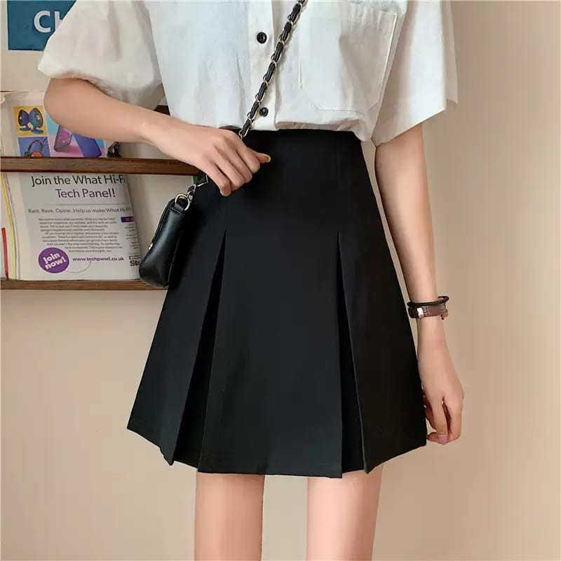 READY ! LMB KOREAN PLEATED SKIRT ROK KOREA LIPAT UNIK