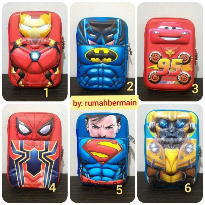 

Tempat Pensil Anak Cowok Karakter Avengers Transformer Hardcase Timbul