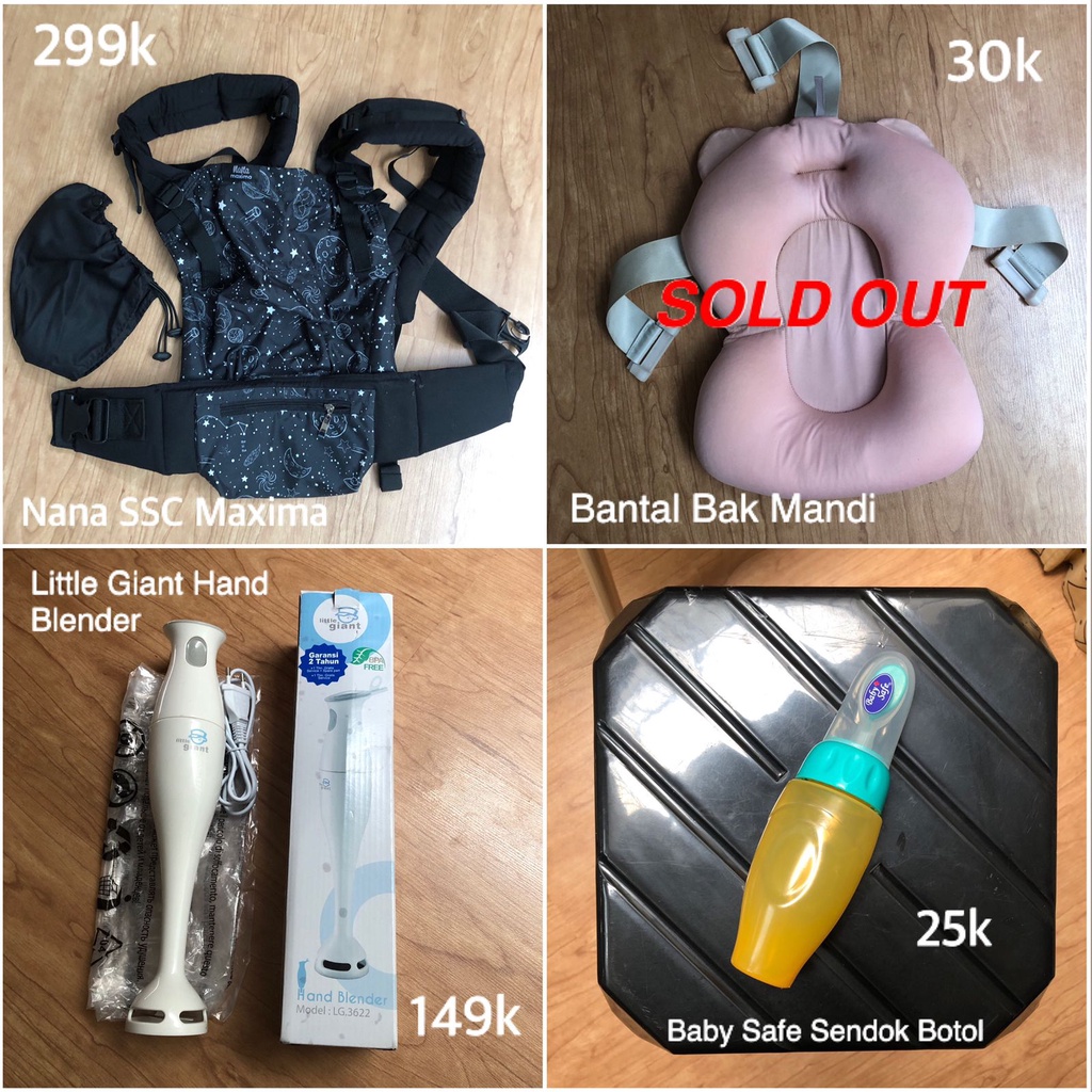 Preloved Little Giant Hand Blender | Cocolate Bouncer | Crown CR1288 Steril