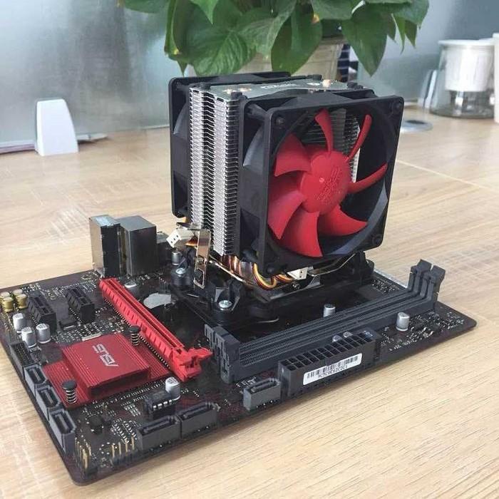 Heatsink Fan HSF cpu Cooler Intel AMD Heatpipes not coller master