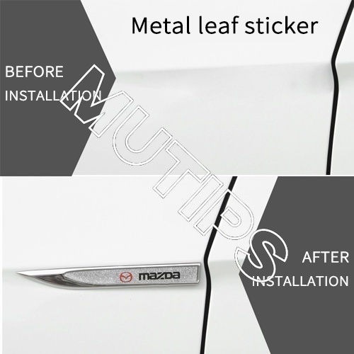 2 Pcs Stiker Logo Pintu Mobil Bahan Logam Aksen Berlian Imitasi Untuk Mazda 2 3 CX5 CX30 CX8 CX3 Mazda2 6 5 bl gh gp