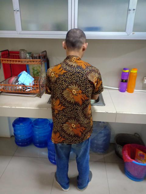 Bswart Batik Hrb026 Kenongo Hem Pendek Padi Pekalongan M L Xl Batik Pria Murah Modern