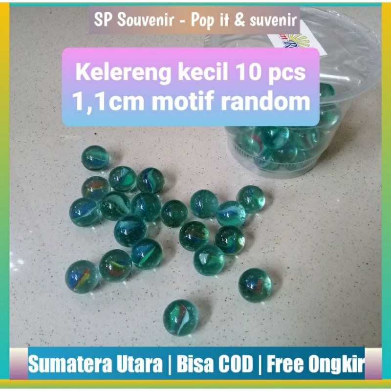 Pop It Nanas Rainbow | Pop It Pineapple Pelangi Warna Warni Murah-Kelereng Kecil 10pcs