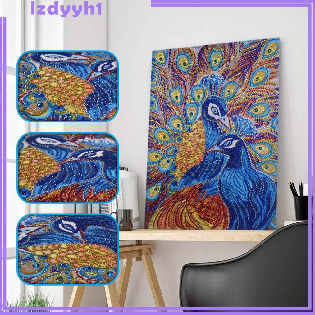 Joy Lukisan Diamond 5d Diy Gambar Binatang Ukuran 40x30cm Untuk Dekorasi Rumah Shopee Indonesia