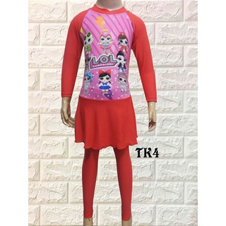  Baju  Renang Muslim Anak  perempuan  Tk Karakter Terbaru  