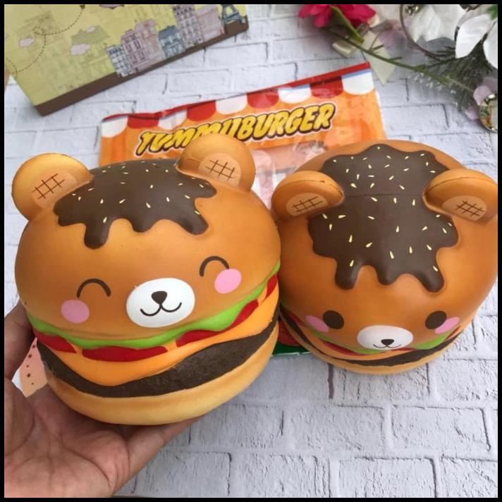 Yummiibear Jumbo Burger Squishy