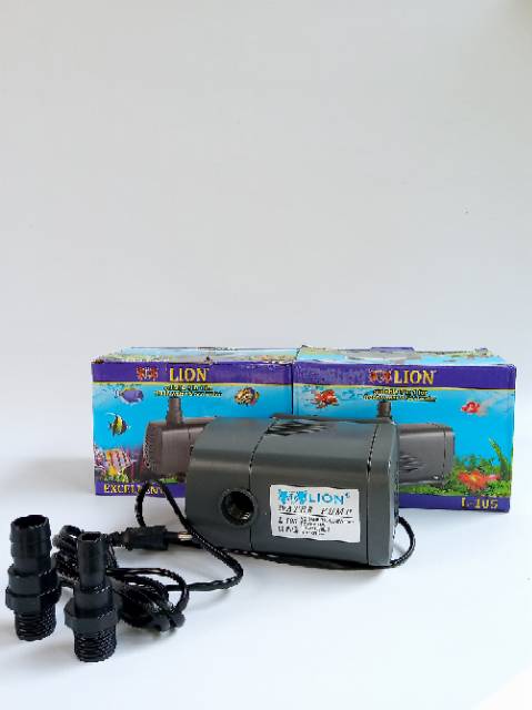 LION 105 L-105 Pompa Celup - Filter Kolam Ikan Koi - Aquarium Hidroponik Low Watt Submersible Pump Power Head