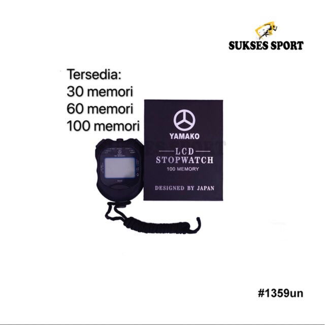 Stop watch / Stopwatch digital yamako memori 30,60,100