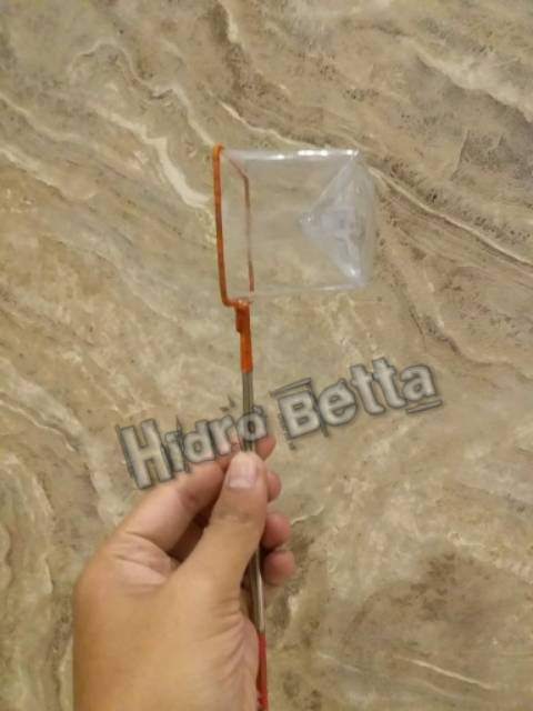 Serok Plastik Ikan Cupang Guppy Ganggang STAINLESS