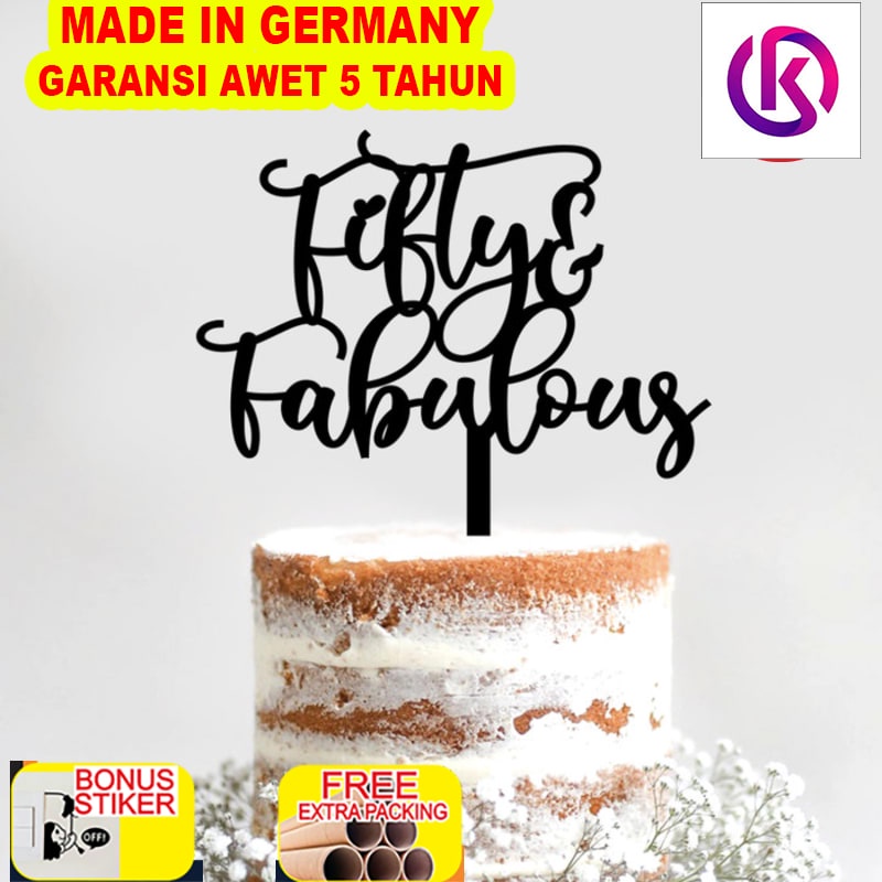 

Terlaris Custom Cake Topper Akrilik Ulang Tahun Tulisan Hiasan Kue Topper Kue - 10cm