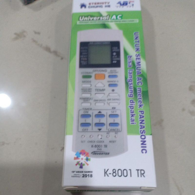 remot ac p4nas*nic inverter multi k-8001 tr TANPA SETTING