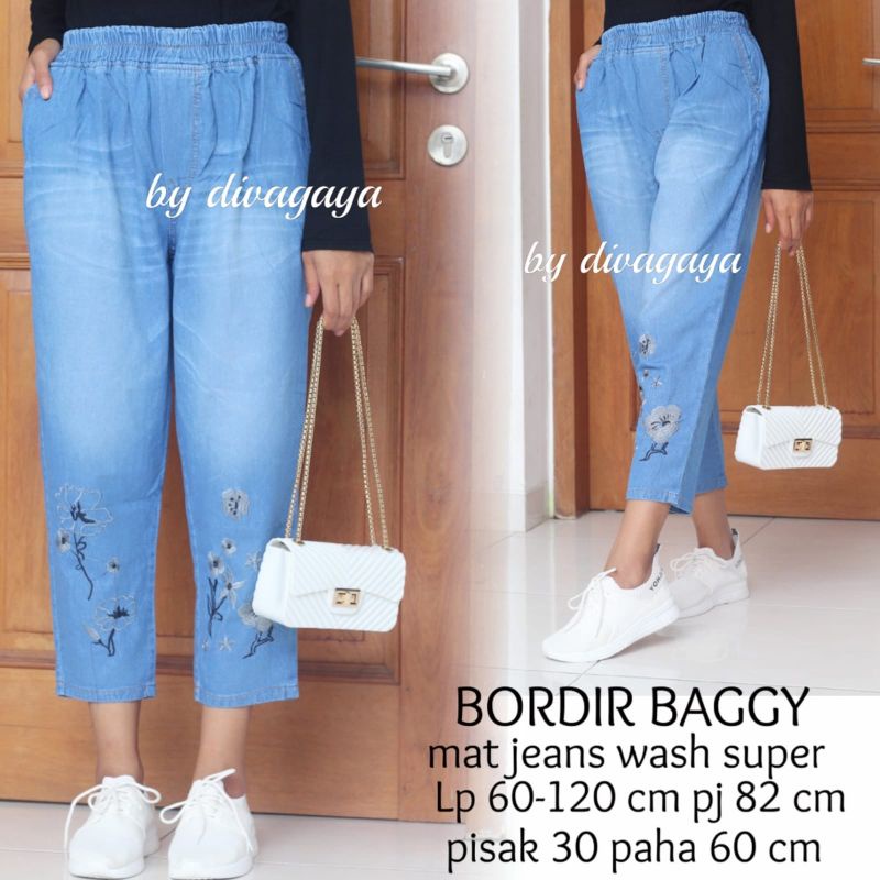 CELANA BAGGY PANTS BORDIR