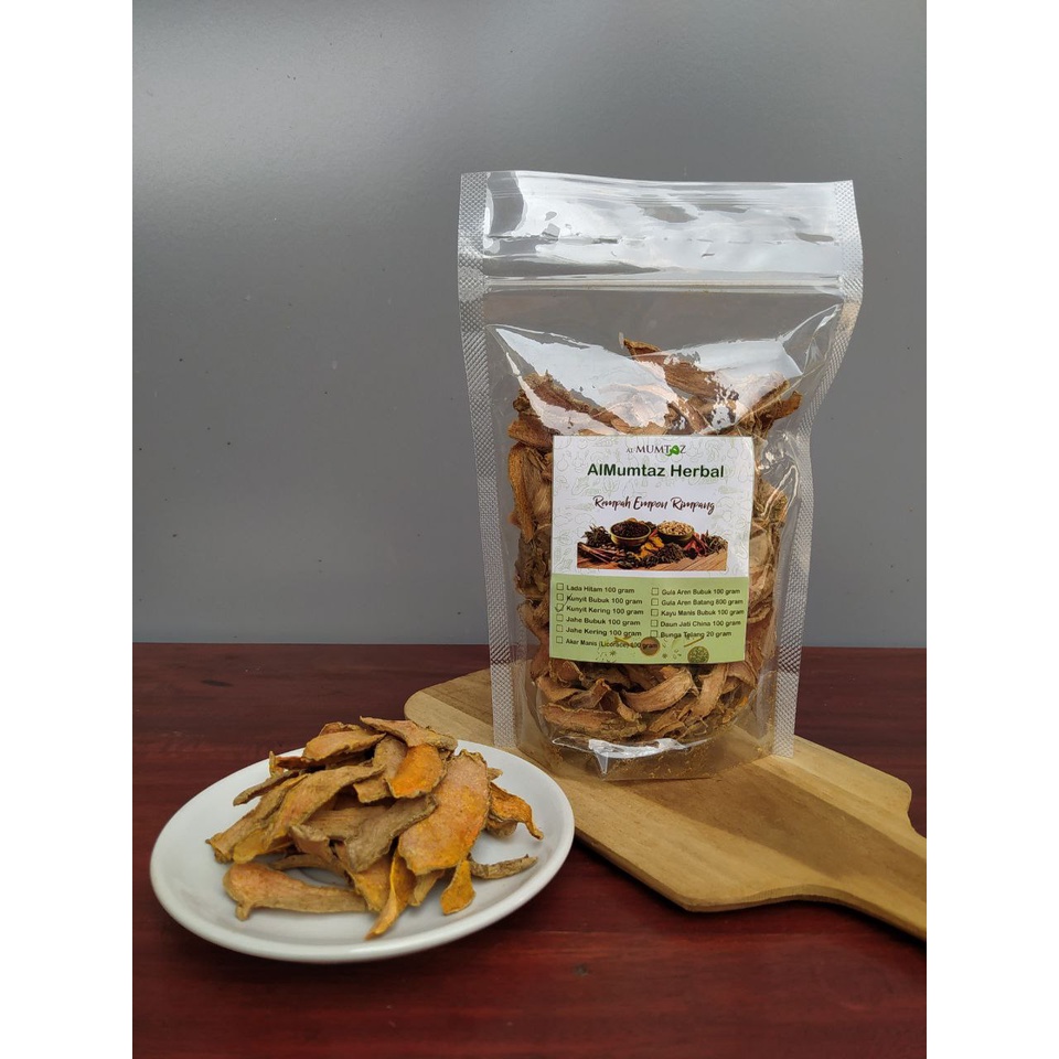 

Kunyit kering obat herbal asli Kunyit murni, kunir bubuk Asli, 100 gram, untuk asam lambung, murni jamu kaya manfaat untuk kesehatan obat batuk sembelit demam dan pencegahan kanker