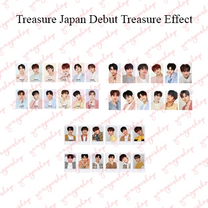 [READY / SET] TREASURE JAPAN DEBUT TRES TRES EFFECT PHOTOCARD UNOFFICIAL FANMADE YANGPASHOP HARUTO J