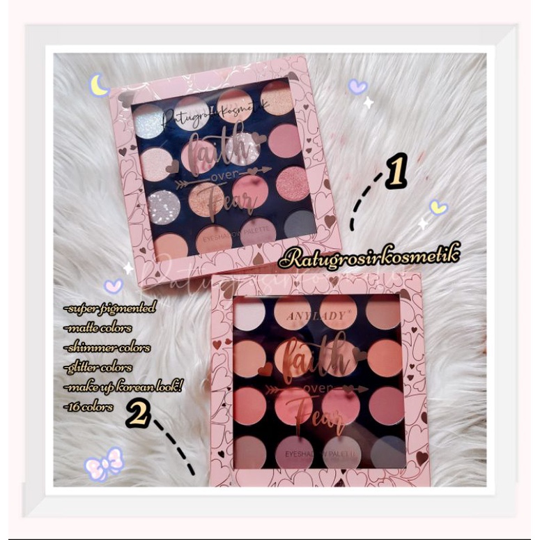 PROMO!!!EYESHADOW PALETTE FAITH OVER FEAR ANYLADY NO.900