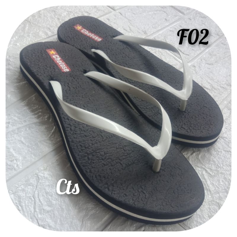 CTS Sandal Sendal Jepit Wanita Model Entrik F02