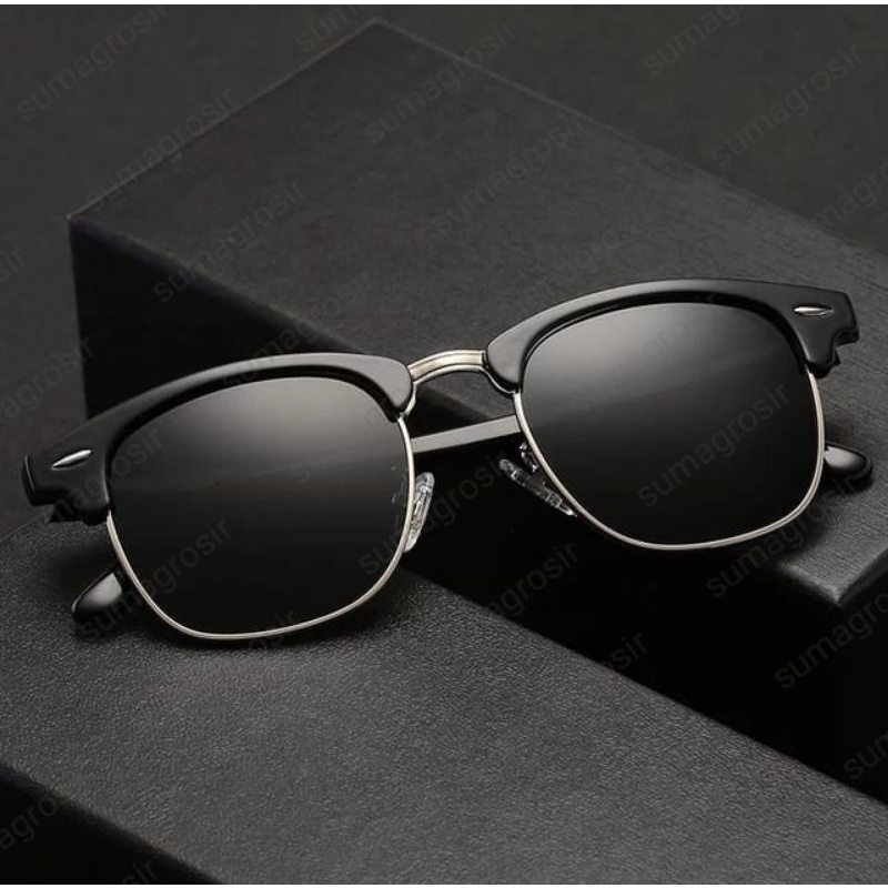 Kacamata Hitam Sunglasses Pria ANTI RADIASI UV &amp; BLUERAY Gaya Korea