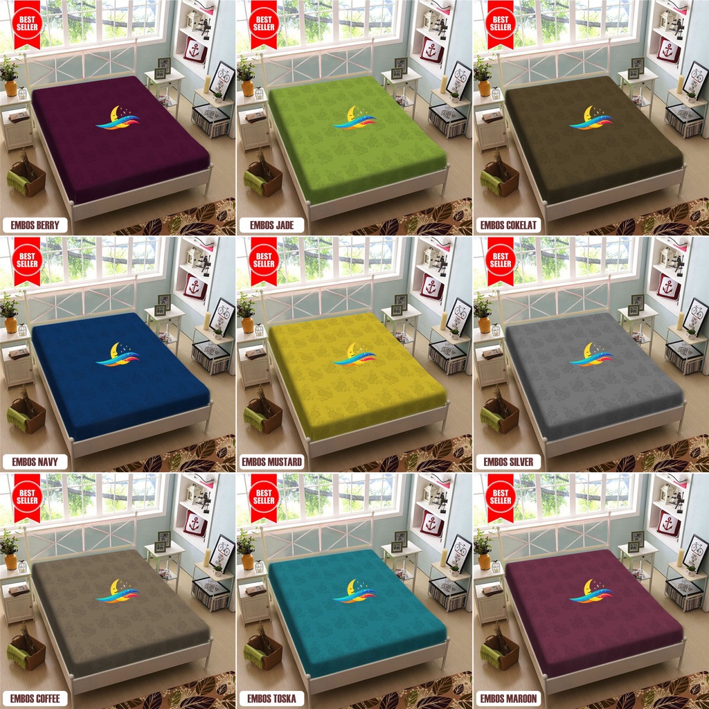 Sprei Karet 180x200 160x200 120x200 90x200