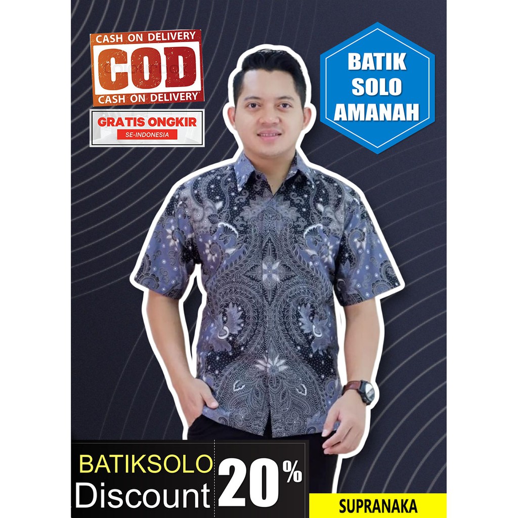 SUPRANAKA BATIK INDONESIA KEMEJA BATIK PRIA SOLO LENGAN PENDEK LAPIS FURING ATASAN PREMIUM MODERN KATUN HALUS OPO PINK RANTING MERAH CAKRA BUANA JAYANEGARA KANGEN KAMULYAN AROMA KOPI DAUN RANTAI DWI MUKTI MOCCA BAYUSUTA NAVY KEMBANG BIRU TIGA DARA BATIK