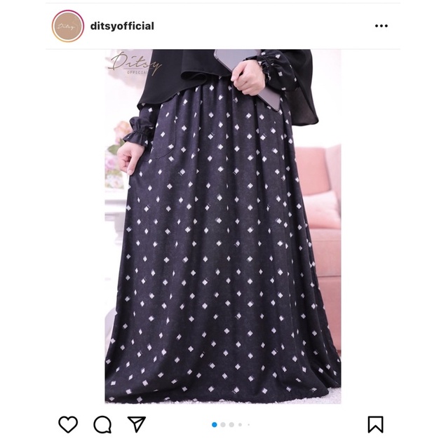 Ditsy Desember Fallon Jet XL