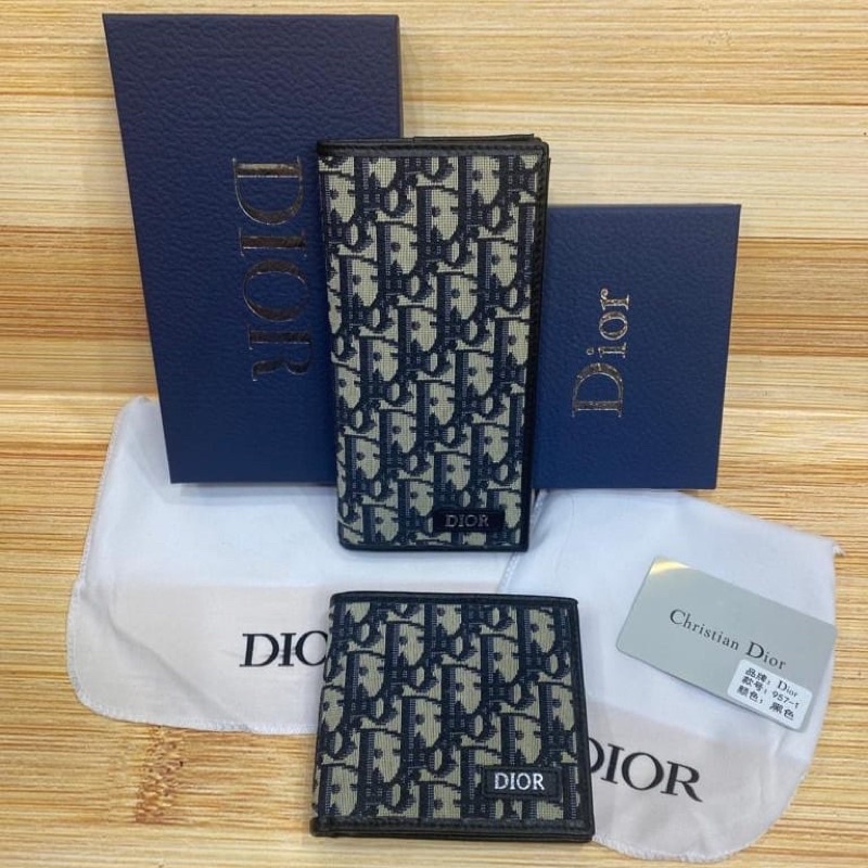 Dompet Dior Canvas Long and Short Wallet