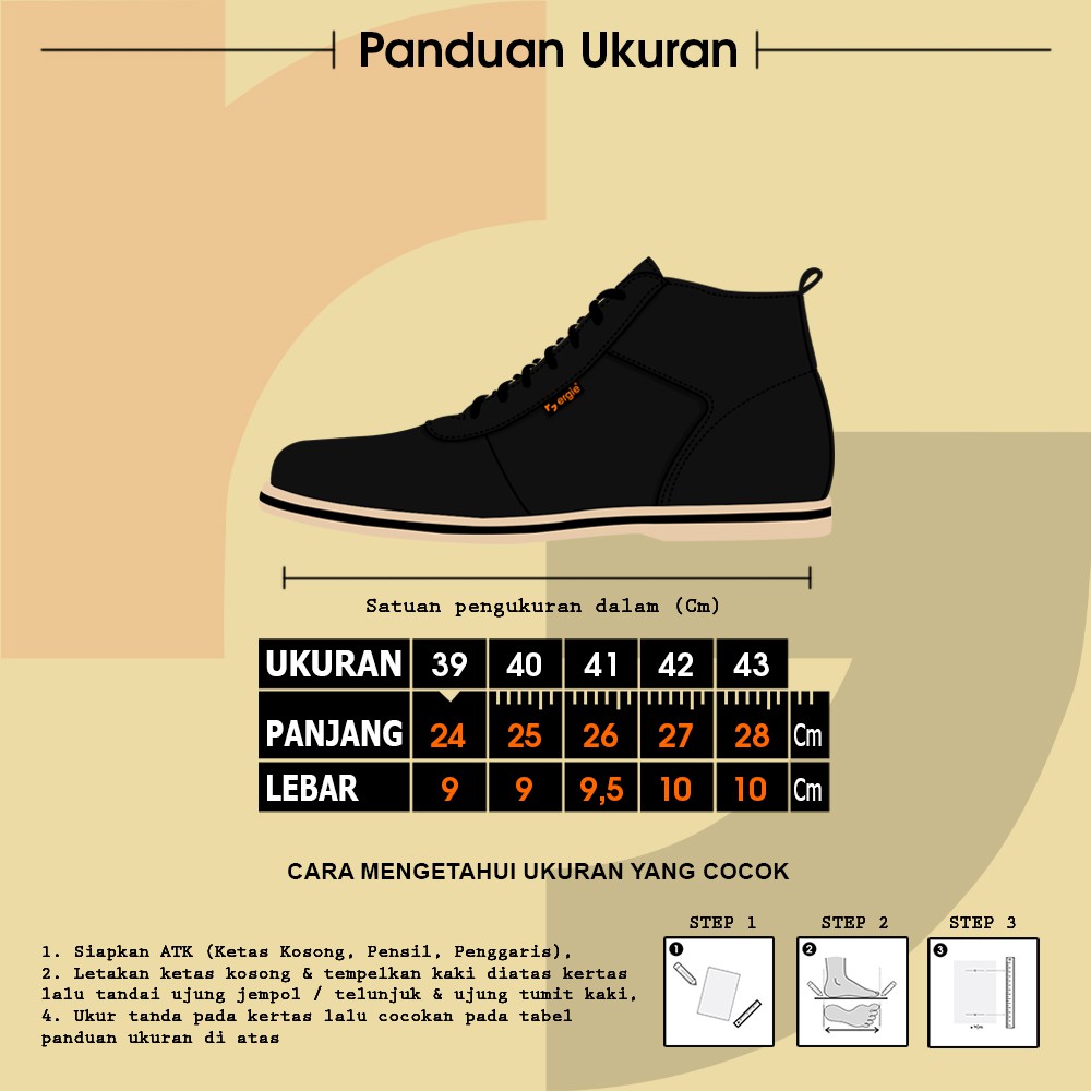 Sepatu Boots Pria Keren ERGIE HELIOS Original Hitam Coklat Semi Formal Kerja Santai Boot Casual Cowo-8