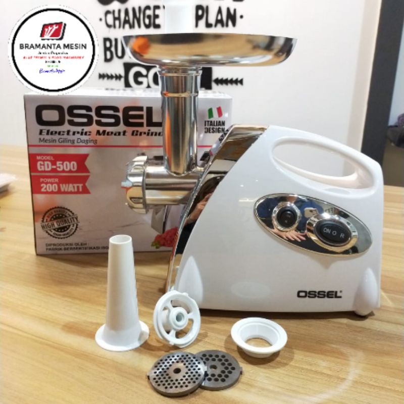 MESIN GILING DAGING GD 500 OSSEL CETAK SOSIS GILING DAGING HALUS PENGGILING DAGING OSSEL