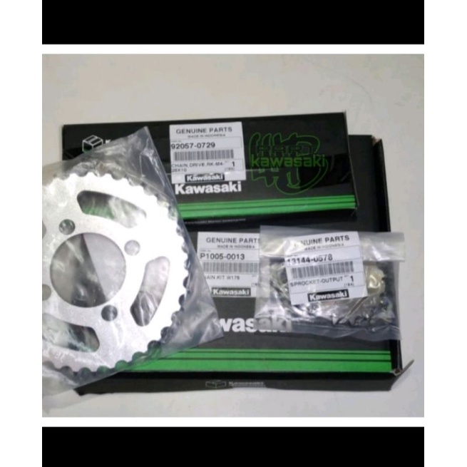 Gear set gir set Kawasaki W 175 w 175 series original