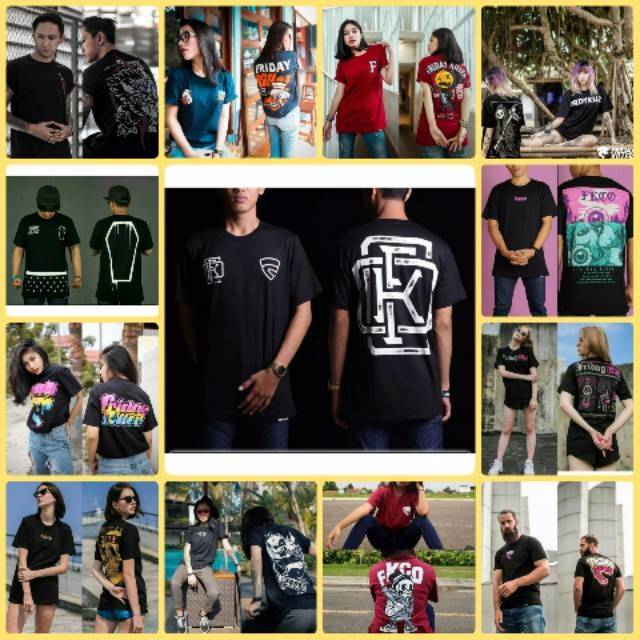 KAOS FRIDAY KILLER - TSHIRT FRIDAY KILLER -KAOS DISTRO FRIDAY KILLER 2