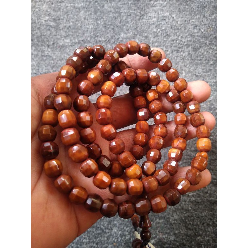 tasbih kokka cuting ± 8 mm ( 8mm  )  99 butir