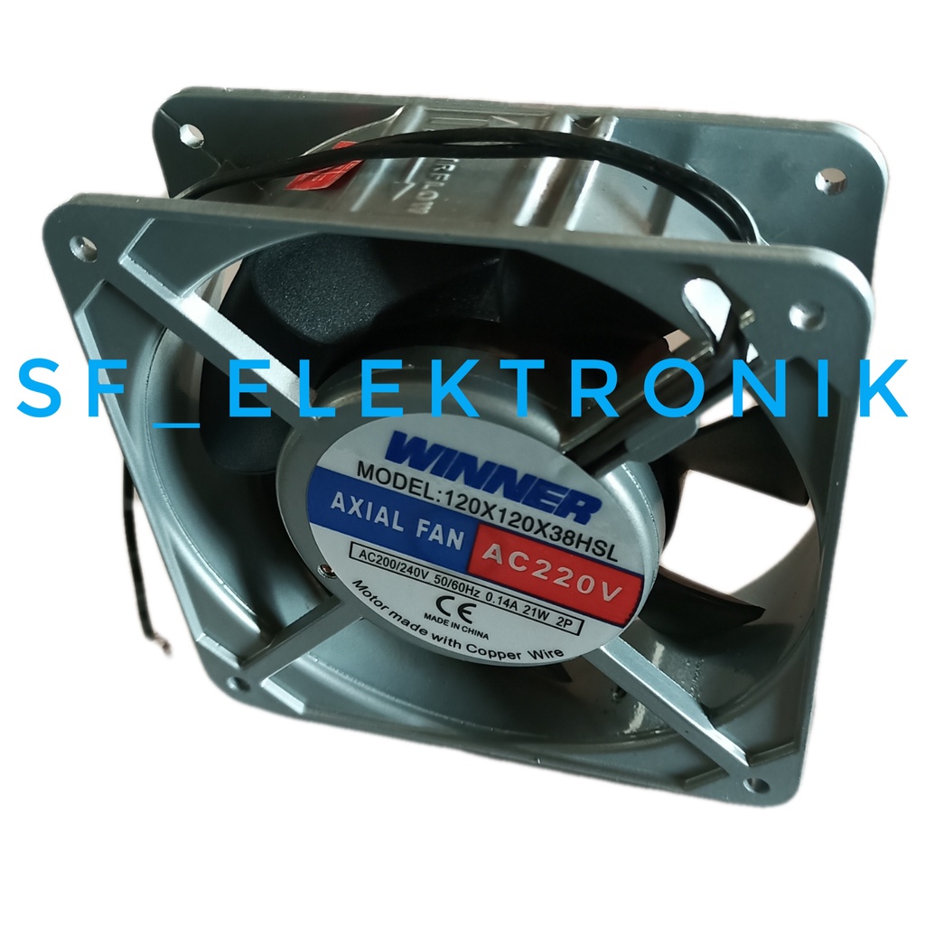 Fan Kipas Angin AC 220volt 12cm x 12cm Winner