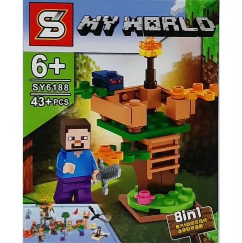 Lego Minecraft and parts edisi 25 game mine craft brick