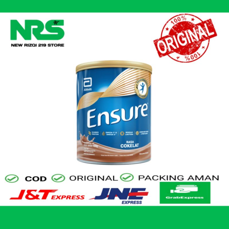 

Ensure Susu Bubuk Nutrisi Dewasa Cokelat 380 gram