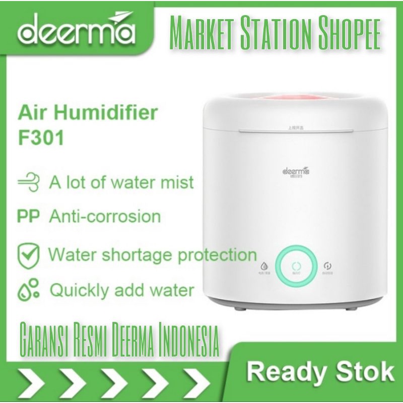 Deerma F301 Household air humidifier Mute Humidifier New Capacity 2.5 L