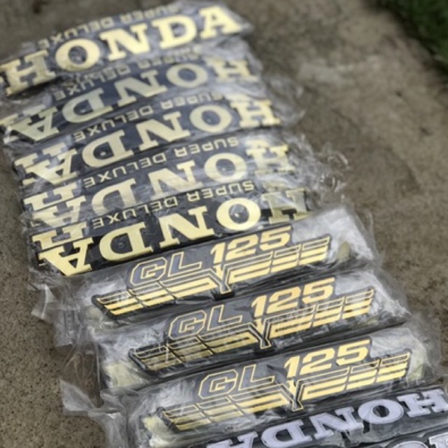 EMBLEM TANGKI  GL100 SET EMBLEM GARUDA IMPORT TERBAIK