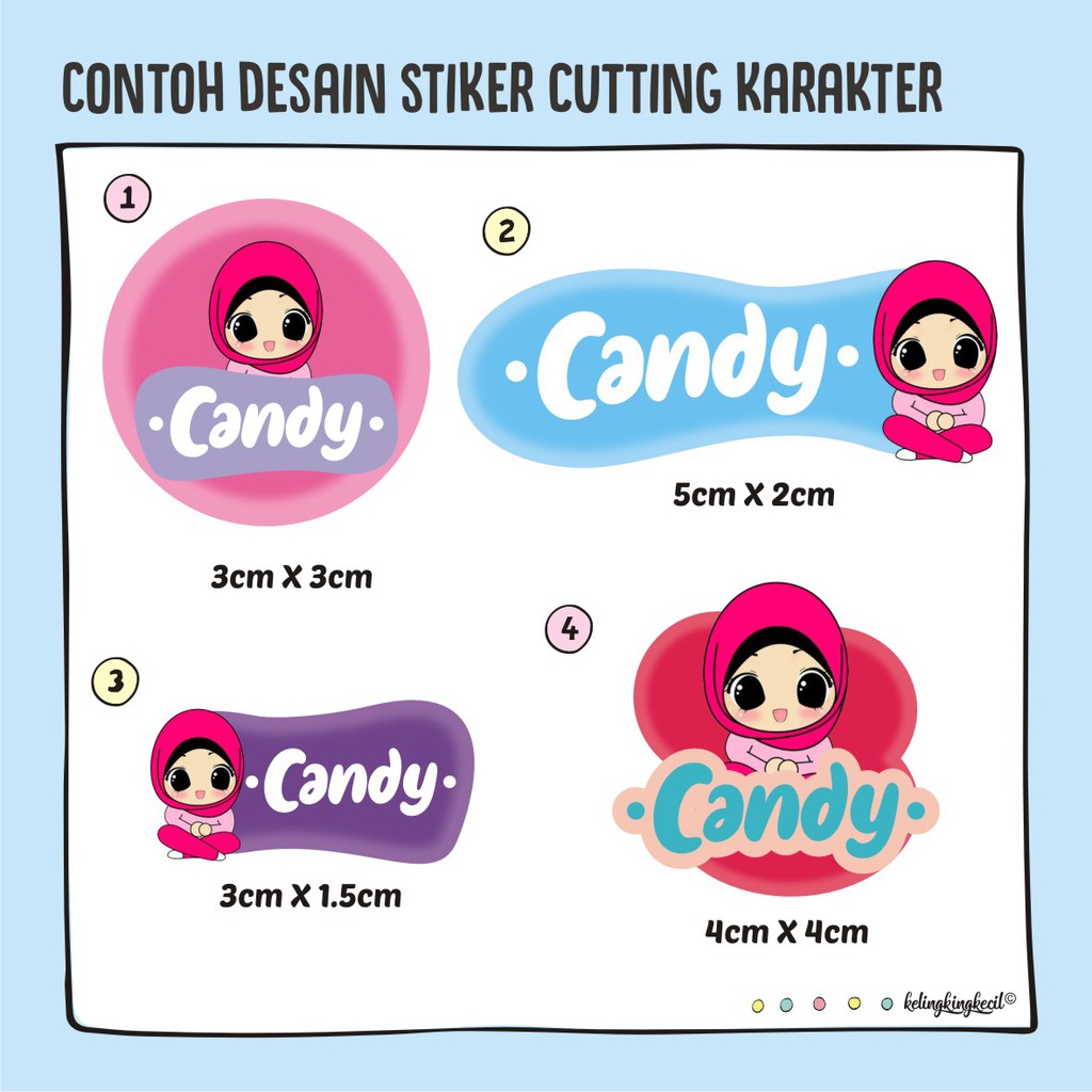 

STIKER LABEL NAMA CUSTOM ~ CUTTING ~ MUSLIMAH