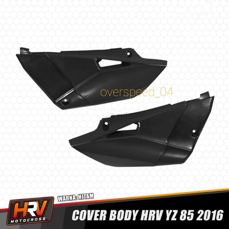 SIDE PANEL YZ 85 NEW SAYAP JOK YZ 85 NEW COVER BODY BELAKANG YZ 85 NEW HITAM BODY GTX MODIFIKASI GTX