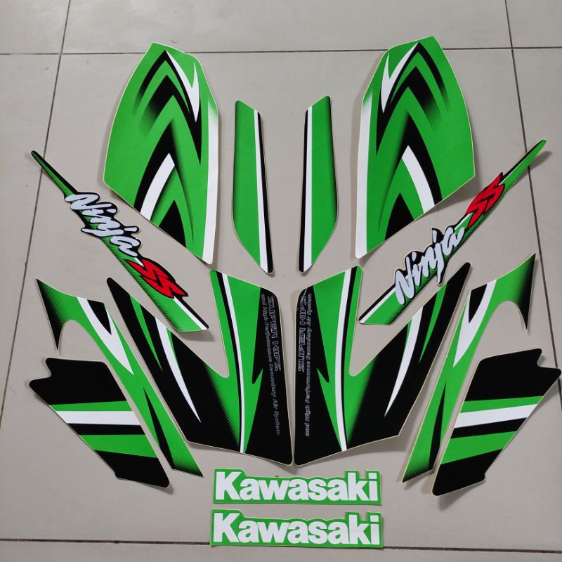 striping kawasaki ninja ss 2011 2012 hijau