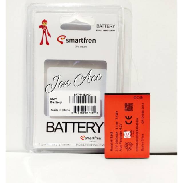 Batre/batrei smartfren Andromax M2Y 2000mAh Original M-2y