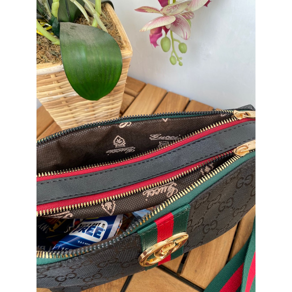 BEST SELLER!!! TAS WANITA 2 RUANG CG BAHAN KANVAS TERBARU / TAS SELEMPANG KEKINIAN