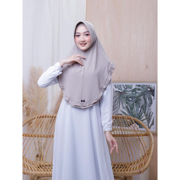 [Ori PABELA] BELALUNA POLOS••hijab instan bergo pat rempel ••jersey stella