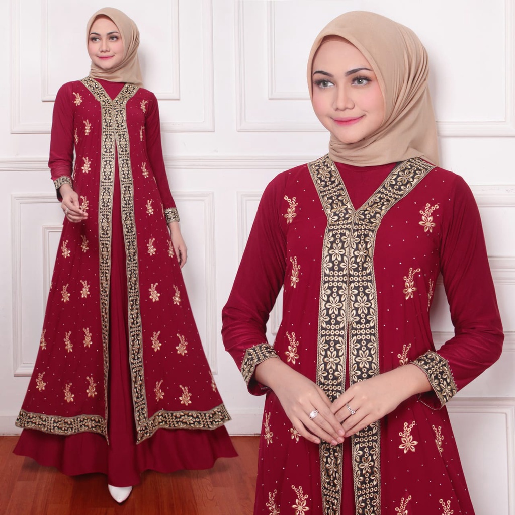 Alfathunissa - Abaya Turkey / Abaya Warna / Abaya Terbaru / Abaya Mewah / Promo / COD / free Ongkir