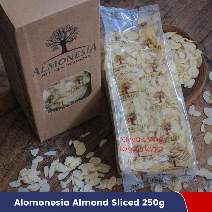 

Kacang Alomond Slice Almonesia 250 Gram