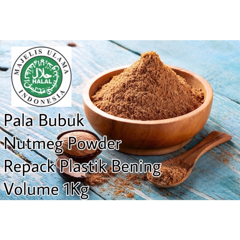 Bubuk Pala 1kg Nutmeg Ground Powder Murni