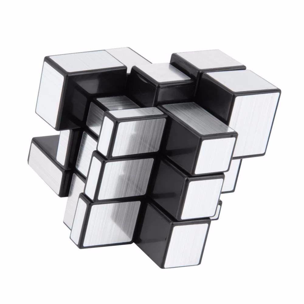 Quinton Cermin Kubus Hadiah Anak Mainan Edukasi Anak 3x3 Cube Mirror Blocks Cube Magico Toys Puzzle Cube