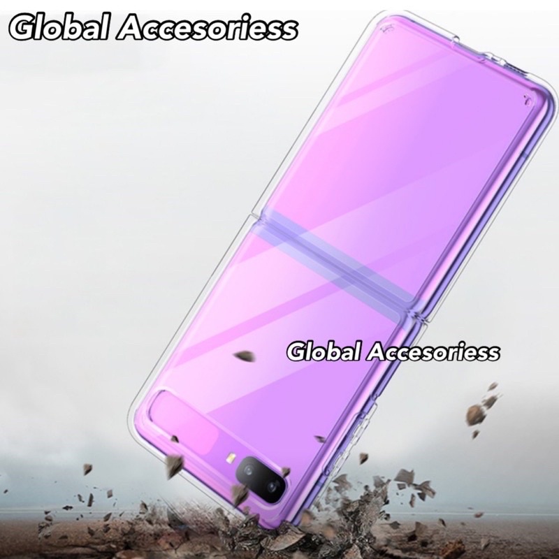 Samsung Galaxy Z Flip 2 Hard Case Transparant Slim Clear / Case Samsung Galaxy Z Flip 2 / Hardcase S
