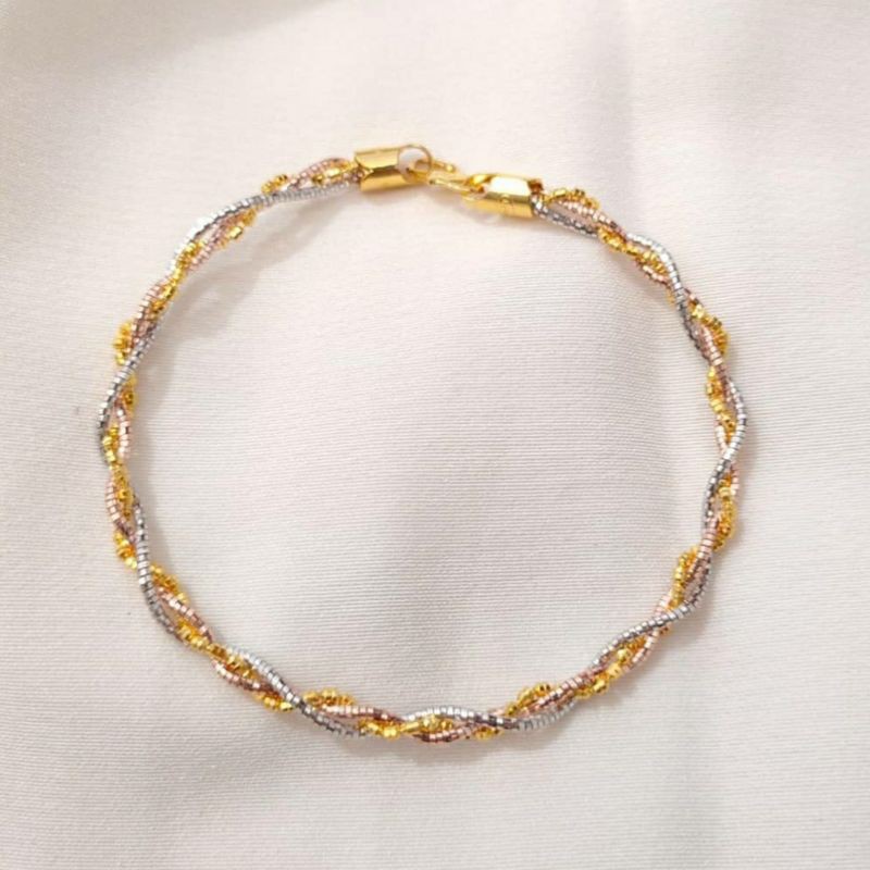 Baru.. Gelang Serut Pita Emas asli