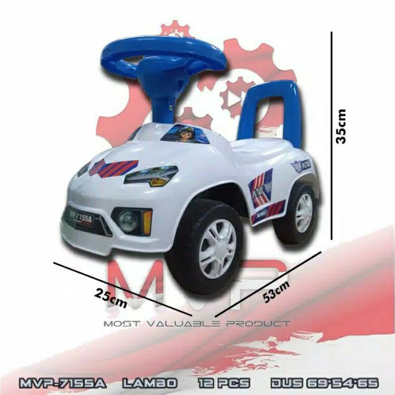 Mainan Anak Mobil Dorong MVP-7155/MAINAN ANAK MOBIL DORONG