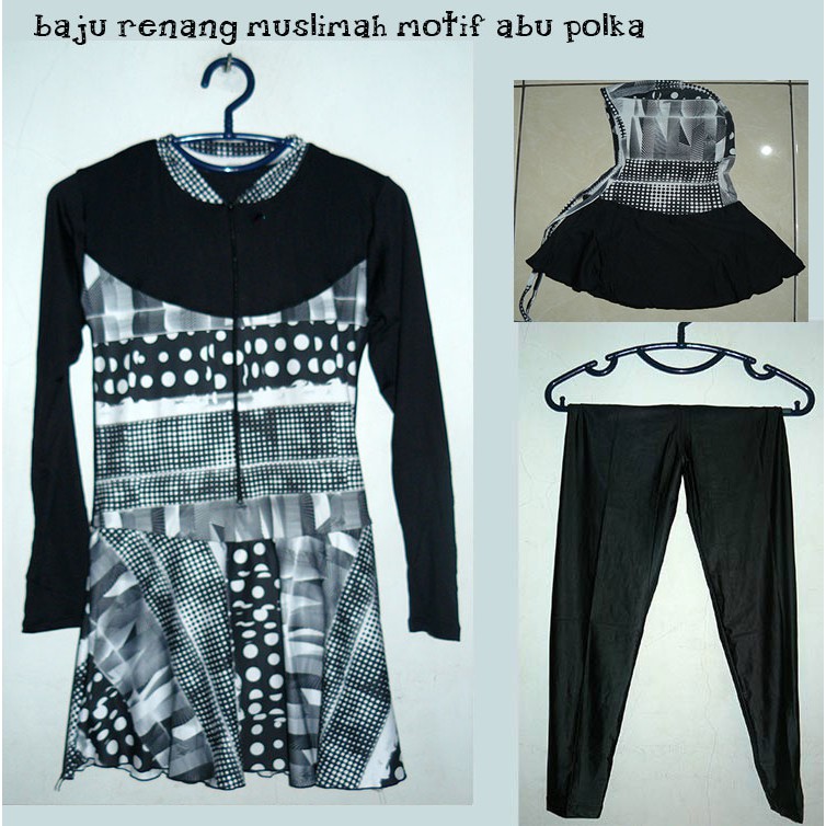 Baju renang wanita Muslimah big size/ jumbo